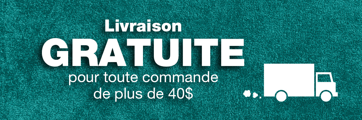 Livraison gratuite!