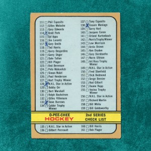 2nd Series Check List #19 2nd Series Check List #19