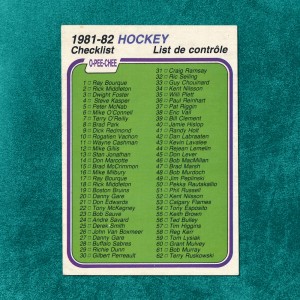 81-82 Liste de contrôle #379 81-82 Liste de contrôle #379
