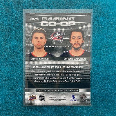 Adam Fantilli & Johnny Gaudreau #CGO-20