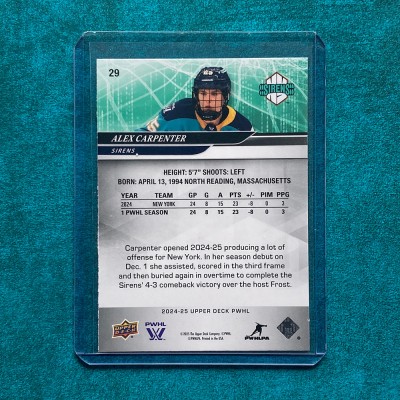 Alex Carpenter #29