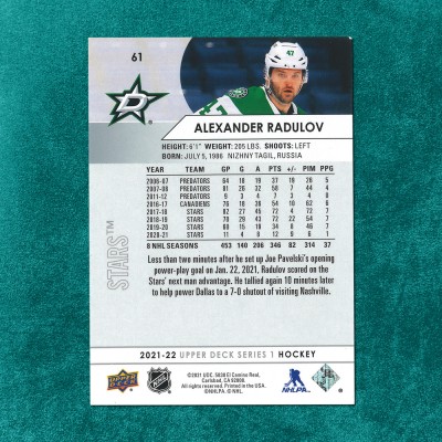 Alexander Radulov #61