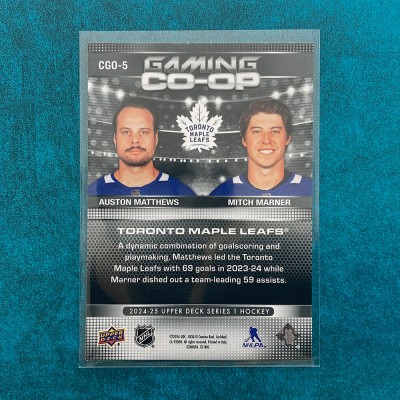 Auston Matthews & Mitch Marner #CGO-5
