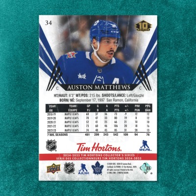 Auston Matthews #34
