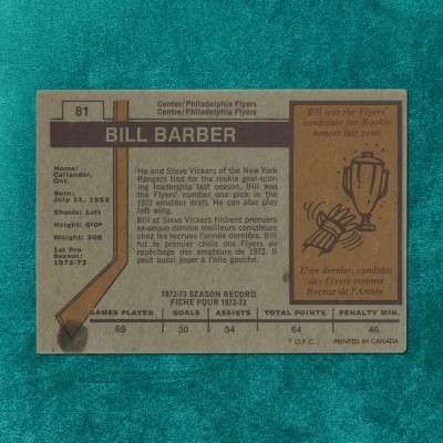 Bill Barber #81