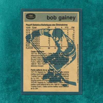 Bob Gainey #194