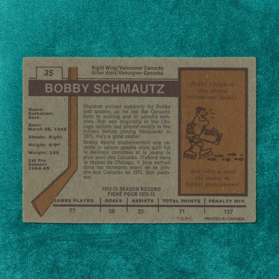 Bobby Schmautz #35