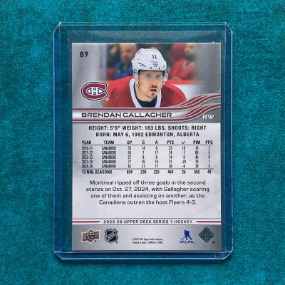 Brendan Gallagher #89