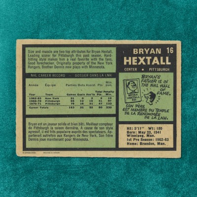 Bryan Hextall #16