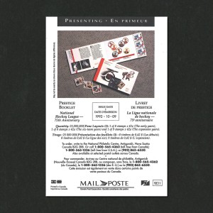 Commemorative Card NHL 75th