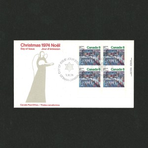 Enveloppe Premier Jour Noël 8¢ 1974
