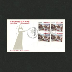 Enveloppe Premier Jour Noël 1974 10¢