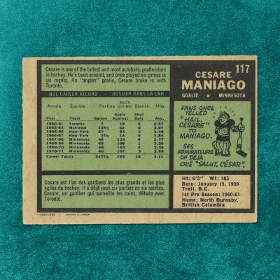 Cesare Maniago #117