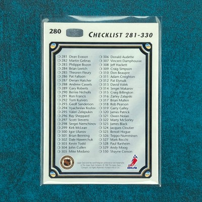 Checklist 221-330 #280