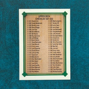 Checklist 501-600 #699