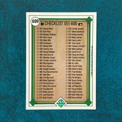 Checklist 501-600 #699