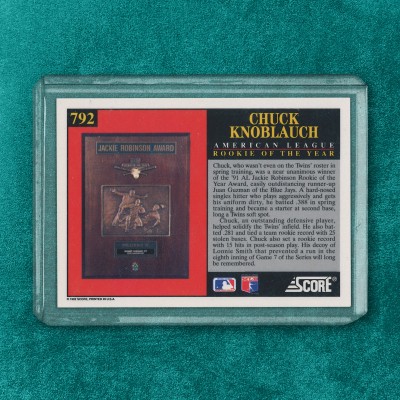 Chuck Knoblauch #792 