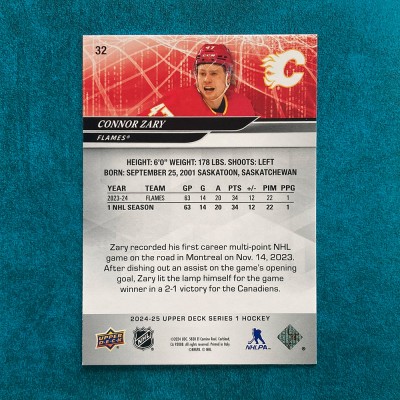 Connor Zary #32