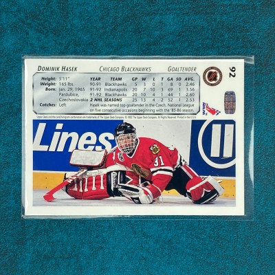 Dominik Hasek #92