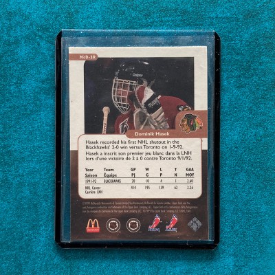 Dominik Hasek #McD-3R