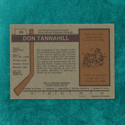 Don Tannahill #69