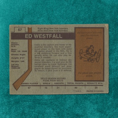 Ed Westfall #67