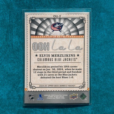 Elvis Merzlikins #OLL-2