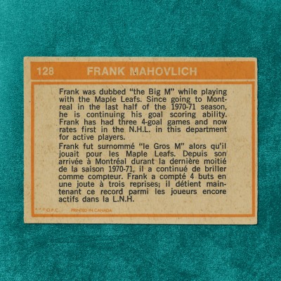 Frank Mahovlich #128