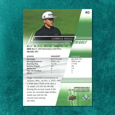 Garrick Higgo #40