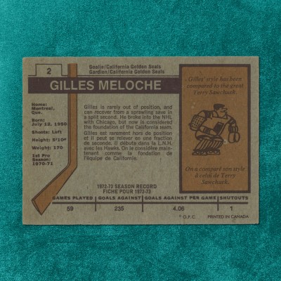 Gilles Meloche #2