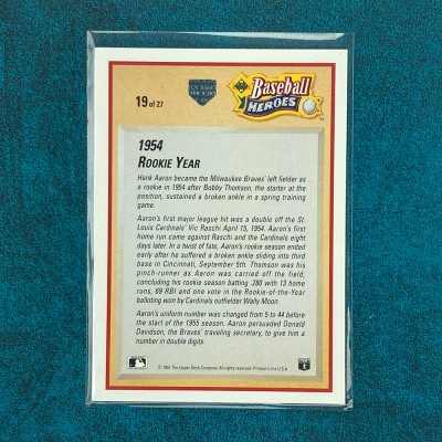 Hank Aaron #19 of 27