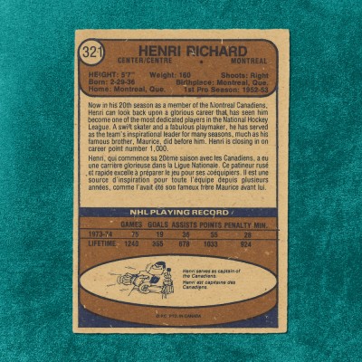 Henri Richard #321