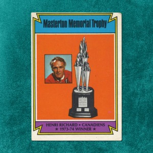 Henri Richard Masterton Memorial Trophy #243 Henri Richard Masterton Memorial Trophy #243