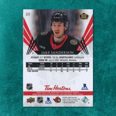 Jake Sanderson #23