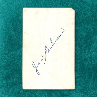 Jean Beliveau autographiée