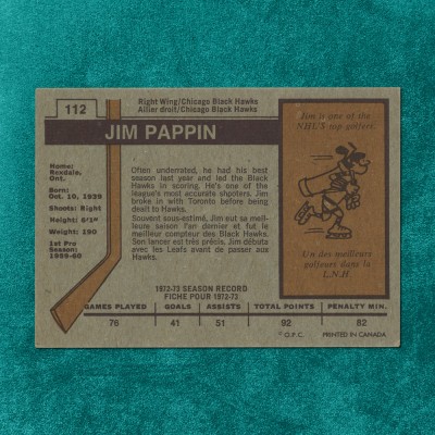 Jim Pappin #112