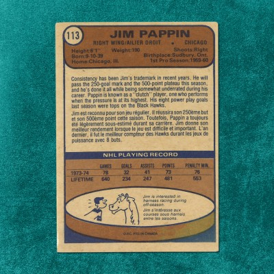Jim Pappin #113