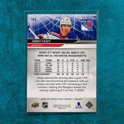 Jimmy Vesey #123