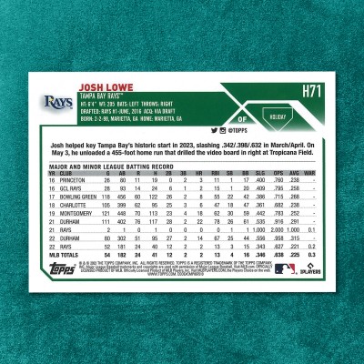 Josh Lowe #H71