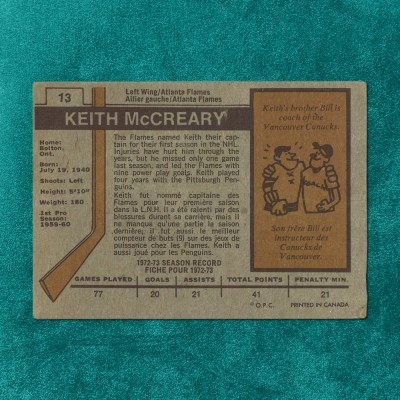 Keith McCreary #13