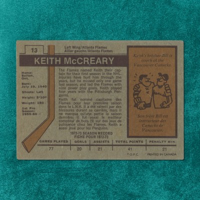 Keith McCreary #13