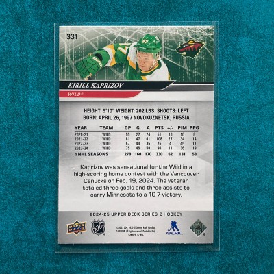 Kirill Kaprizov #331