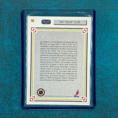 Mario Lemieux Wayne Gretzky Brett Hull #45