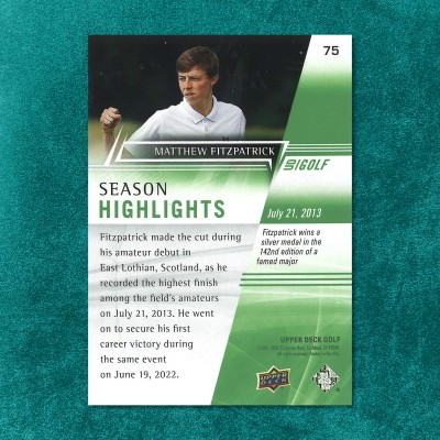 Matthew Fitzpatrick #75