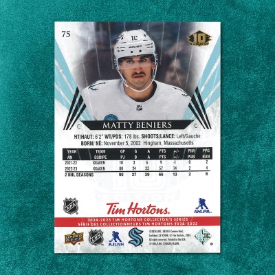 Matty Beniers #75