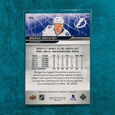 Mikhail Sergachev #165