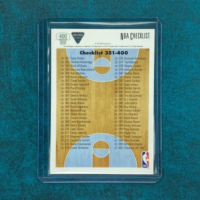 NBA Checklist 301-400 #400