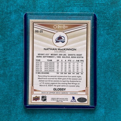 Nathan MacKinnon #OG-25