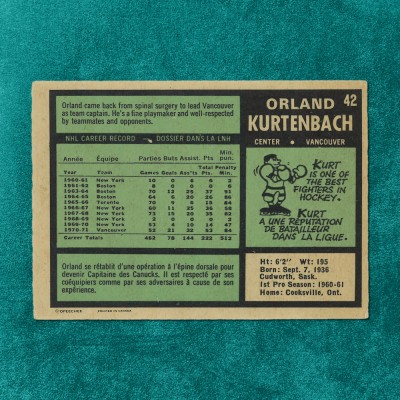 Orland Kurtenbach #42