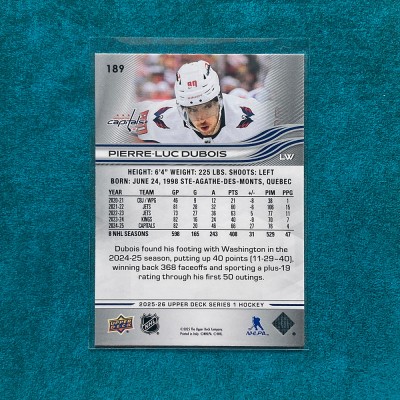 Pierre Luc Dubois #189